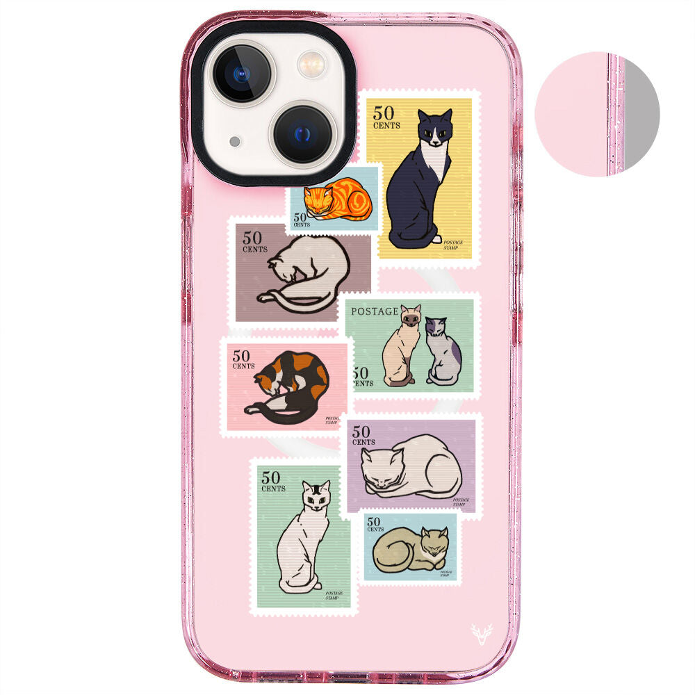 MagsafeliArtycaseSimliPembe