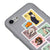 iPhone 8 Cat Postage Telefon Kılıfı - Renkli Silikon - Gri