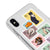 iPhone X Cat Postage Telefon Kılıfı - Şeffaf - Saydam