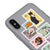 iPhone X Cat Postage Telefon Kılıfı - Renkli Silikon - Gri