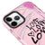 iPhone 11 Pro Visual Love Telefon Kılıfı - Artycase - Simli Pembe