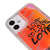 iPhone 12 Mini Visual Love Telefon Kılıfı - Neon - Turuncu