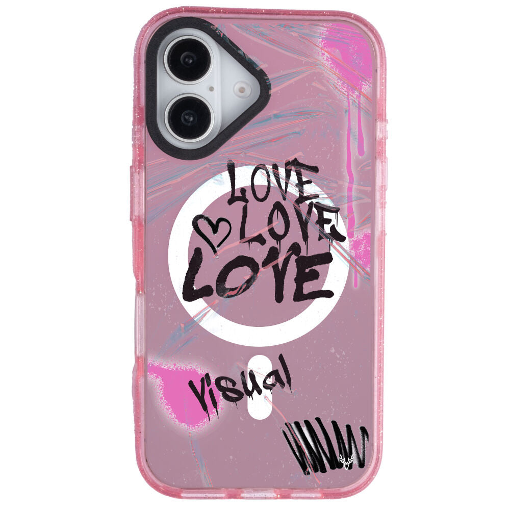 iPhone 16 Plus Visual Love Telefon Kılıfı – Deercase