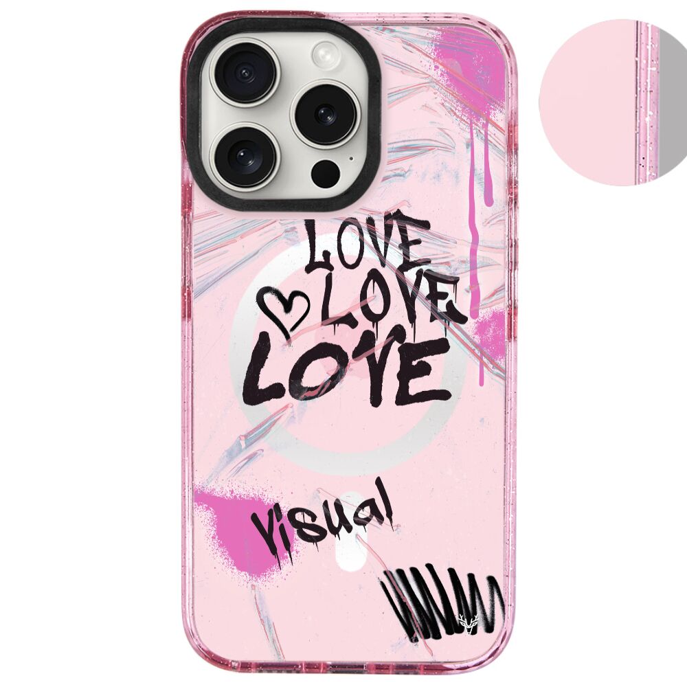 iPhone 16 Pro Visual Love Telefon Kılıfı – Deercase