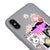 iPhone XS Anime Colage Telefon Kılıfı - Renkli Silikon - Gri