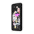 Samsung A14 Anime Colage Telefon Kılıfı - Renkli Silikon - Siyah