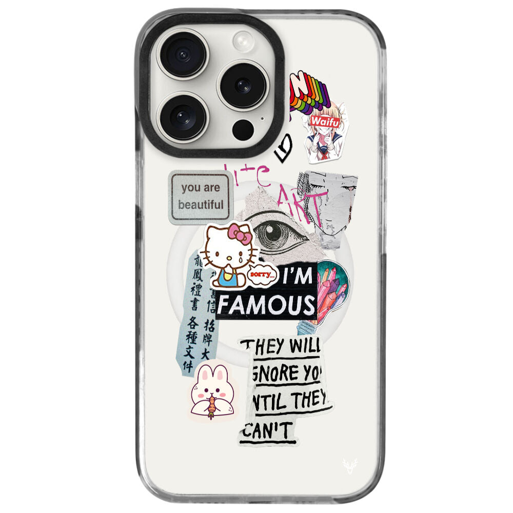 MagsafeliArtycaseSiyah