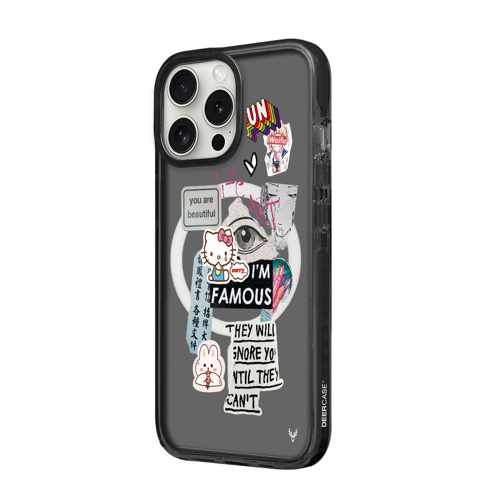 MagsafeliArtycaseCoolBlack