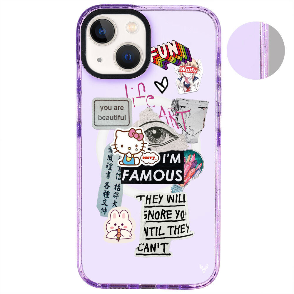MagsafeliArtycaseSimliMor