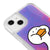iPhone 13 Duck Heart Telefon Kılıfı - Neon - Violet