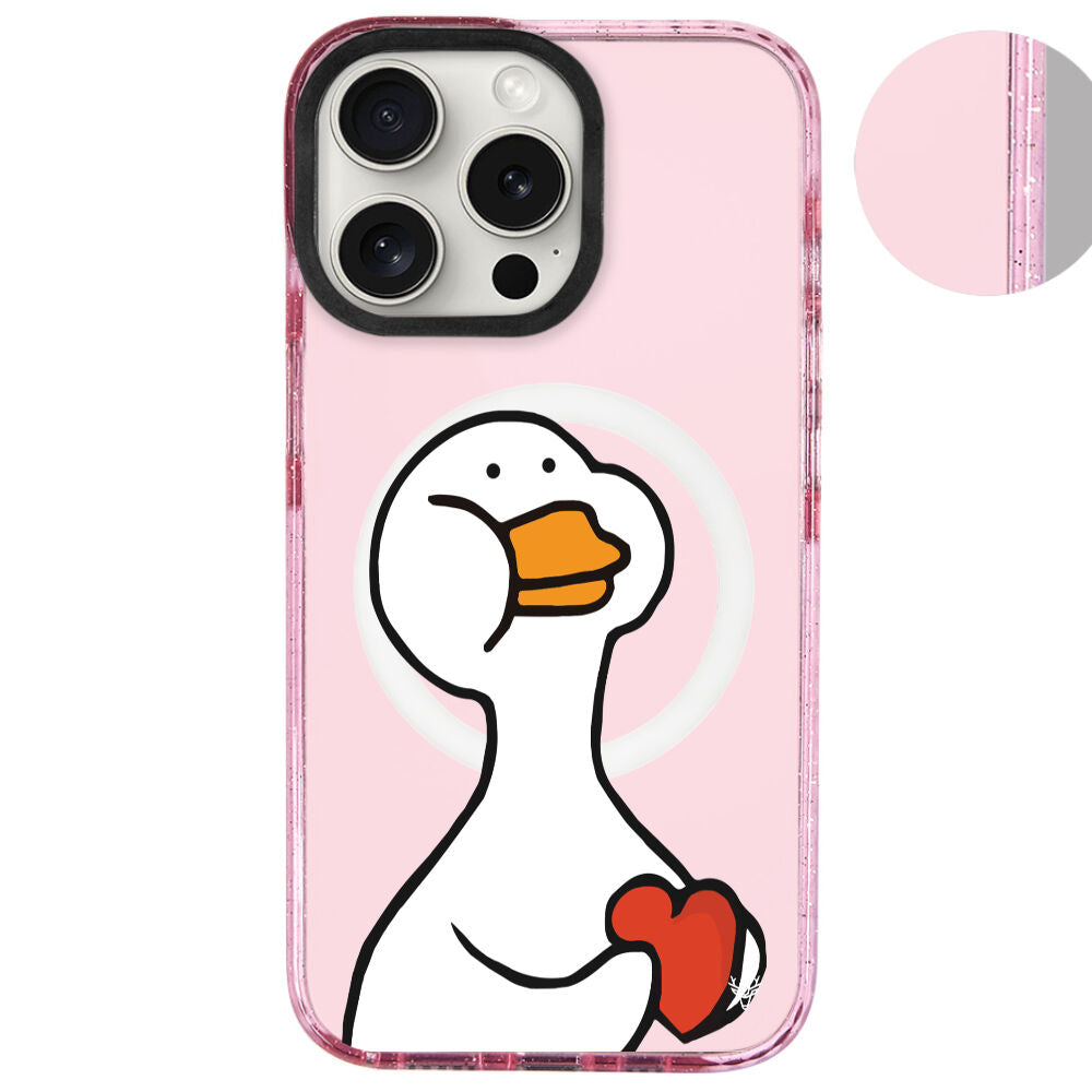 MagsafeliArtycaseSimliPembe