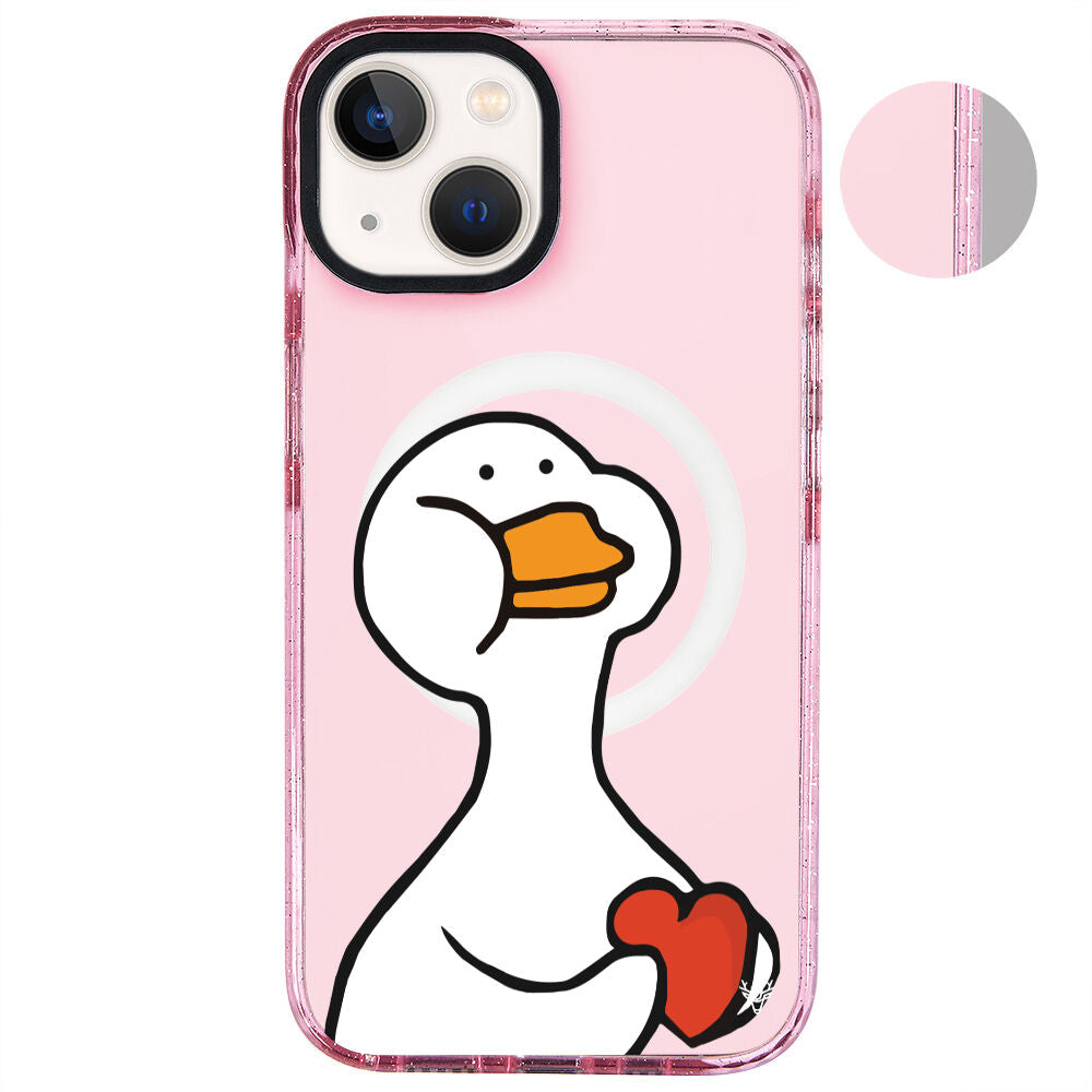MagsafeliArtycaseSimliPembe