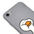 iPhone 7 Duck Heart Telefon Kılıfı - Renkli Silikon - Gri