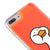 iPhone 8 Plus Duck Heart Telefon Kılıfı - Neon - Turuncu