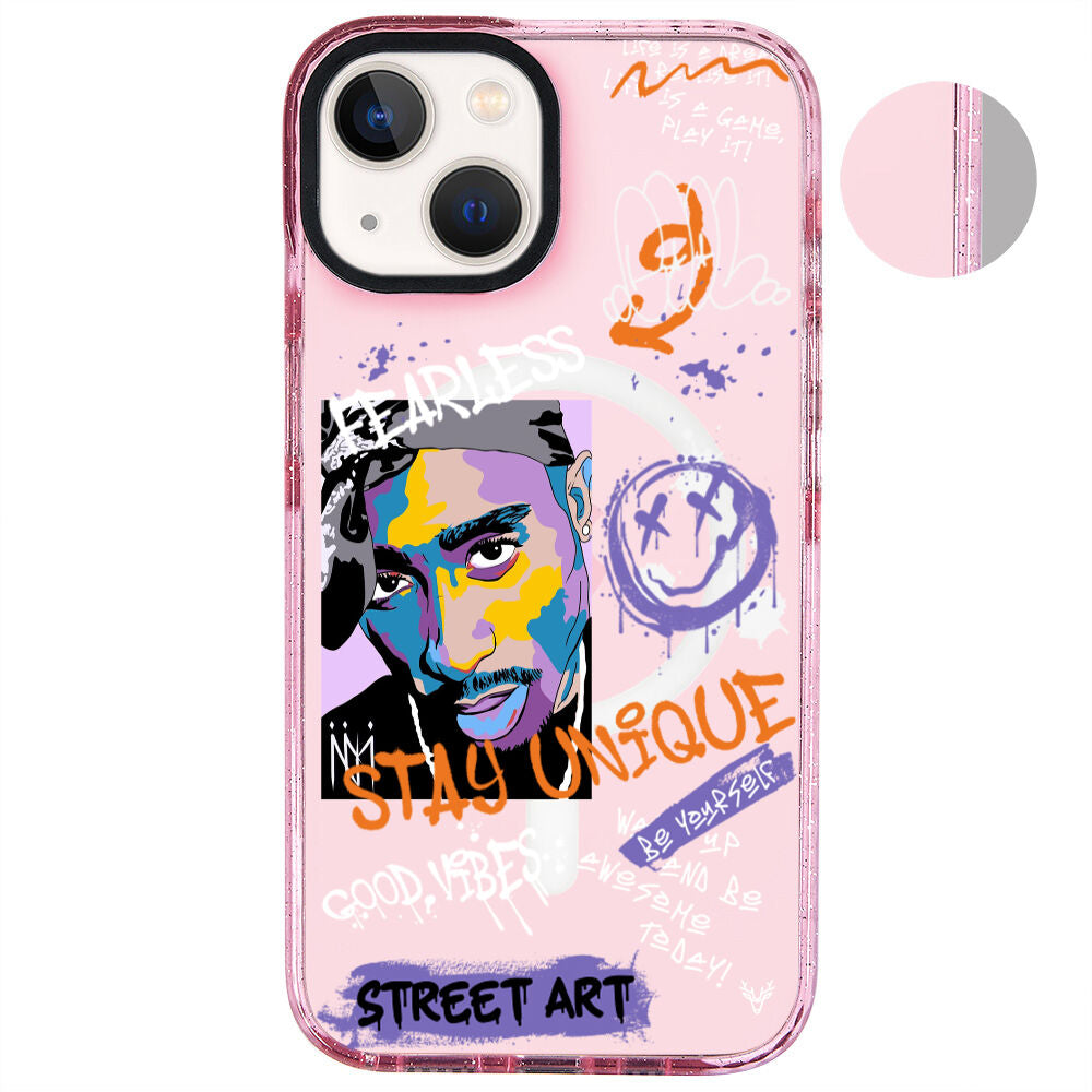 MagsafeliArtycaseSimliPembe
