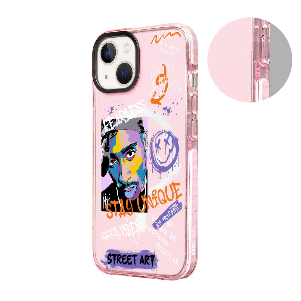 MagsafeliArtycaseSimliPembe