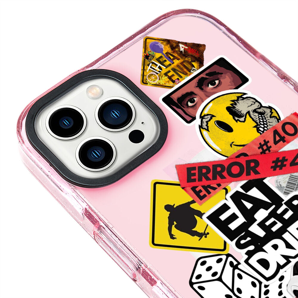 MagsafeliArtycaseSimliPembe