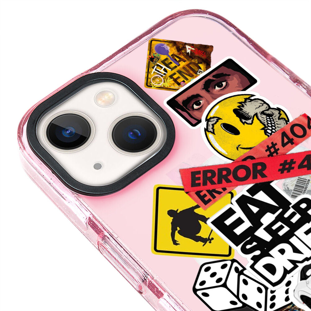 MagsafeliArtycaseSimliPembe