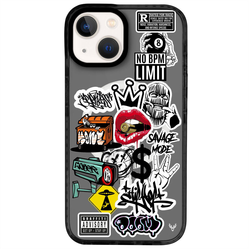 MagsafeliArtycaseCoolBlack