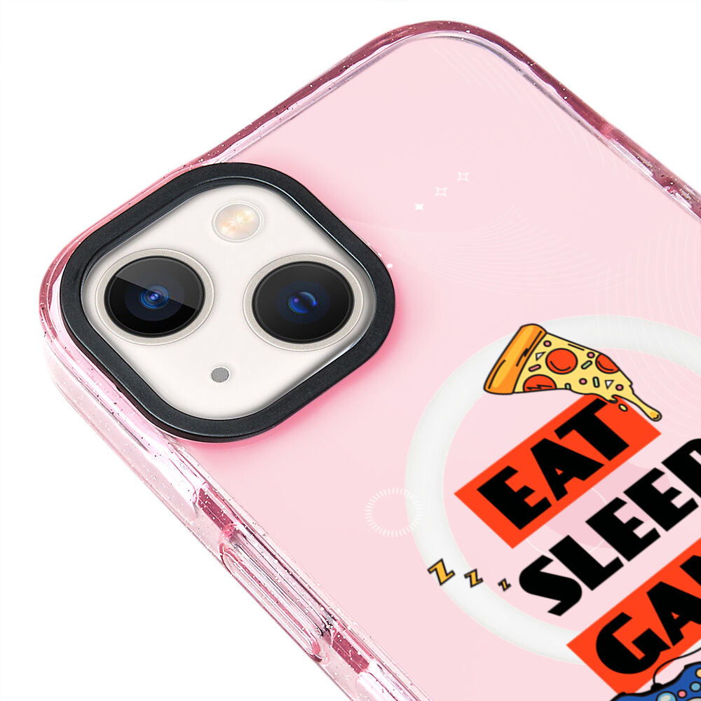 MagsafeliArtycaseSimliPembe