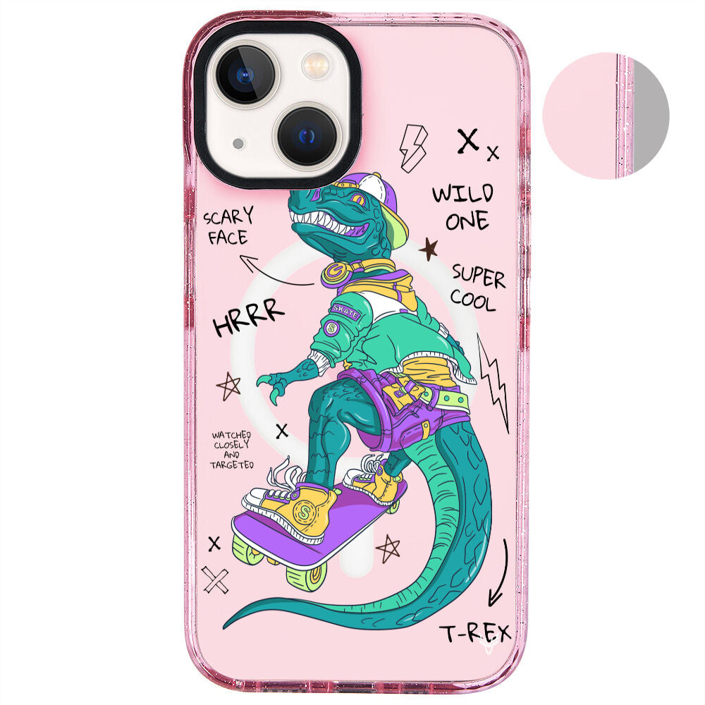 MagsafeliArtycaseSimliPembe