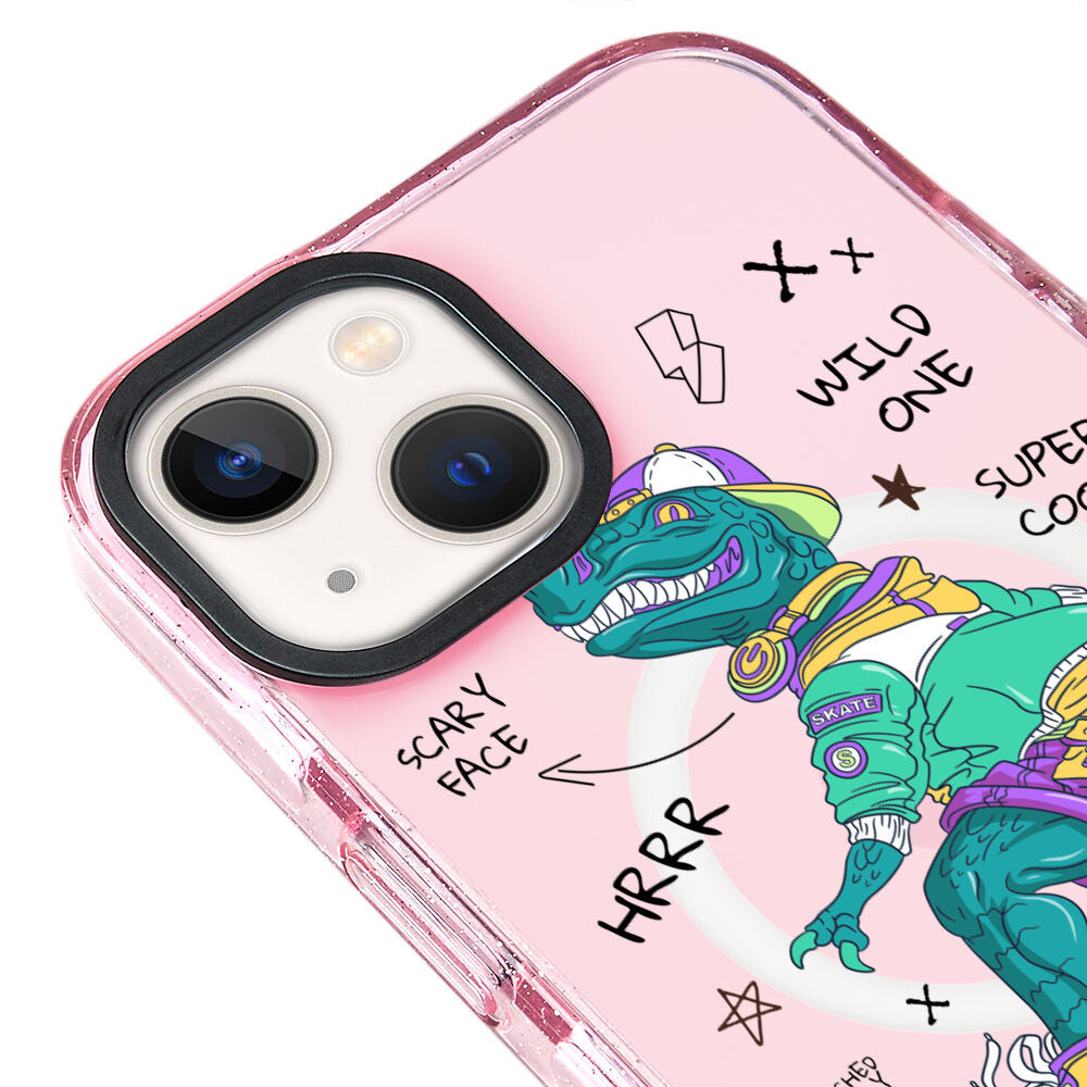 MagsafeliArtycaseSimliPembe