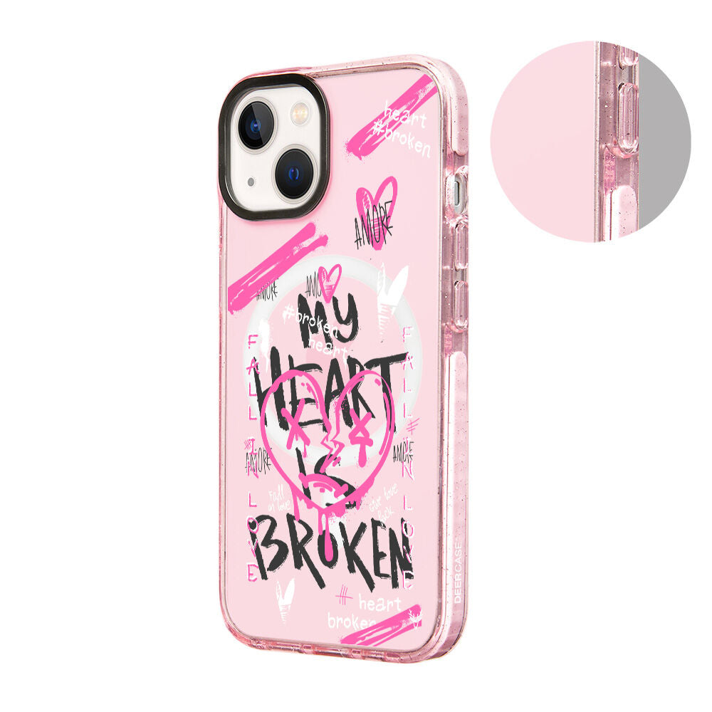 MagsafeliArtycaseSimliPembe