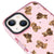 iPhone 13 Ayıcıklar Telefon Kılıfı - Artycase - Simli Pembe