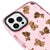 iPhone 13 Pro Ayıcıklar Telefon Kılıfı - Artycase - Simli Pembe