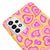 Samsung A72 Pinky Hearts Telefon Kılıfı - Renkli Silikon - Sarı