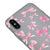 iPhone X Pinky Ribbons Telefon Kılıfı - Renkli Silikon - Gri