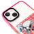 iPhone 13 Pancake Telefon Kılıfı - Artycase - Pembe Yeşil