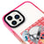iPhone 14 Pro Max Pancake Telefon Kılıfı - Artycase - Pembe Yeşil