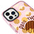 iPhone 14 Pro Max Pass the Syrup Telefon Kılıfı - Artycase - Simli Pembe