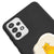 Samsung A52 Egg Cat Telefon Kılıfı - Renkli Silikon - Siyah