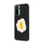 Xiaomi Redmi Note 10S Egg Cat Telefon Kılıfı - Renkli Silikon - Siyah
