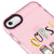 iPhone 6 PLus Oops Cat Telefon Kılıfı - Artycase - Simli Pembe