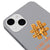 iPhone 14 Hashtag Waffle Telefon Kılıfı - Renkli Silikon - Gri