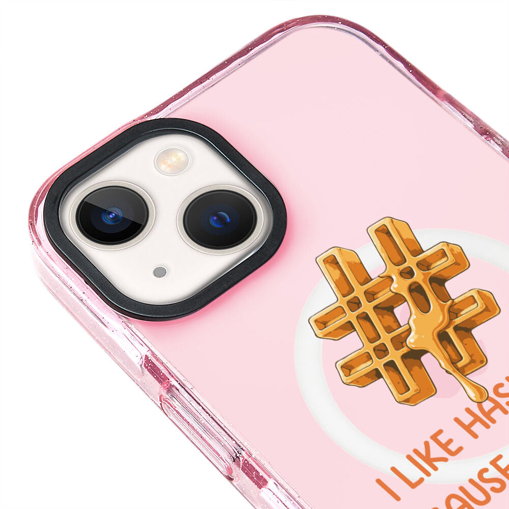 MagsafeliArtycaseSimliPembe