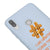 Huawei Y7 2019 Hashtag Waffle Telefon Kılıfı - Renkli Silikon - Mavi