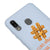Samsung A20 Hashtag Waffle Telefon Kılıfı - Renkli Silikon - Mavi