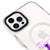 iPhone 14 Pro Max Purple Bear Telefon Kılıfı - Magsafeli Artycase - Beyaz