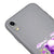 iPhone XR Purple Bear Telefon Kılıfı - Renkli Silikon - Gri