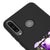 Huawei Y6 P Purple Bear Telefon Kılıfı - Renkli Silikon - Siyah
