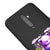 Oppo Reno 2z Purple Bear Telefon Kılıfı - Renkli Silikon - Siyah