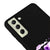 Samsung S21 Purple Bear Telefon Kılıfı - Renkli Silikon - Siyah