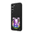 Samsung S23 Plus Purple Bear Telefon Kılıfı - Renkli Silikon - Siyah