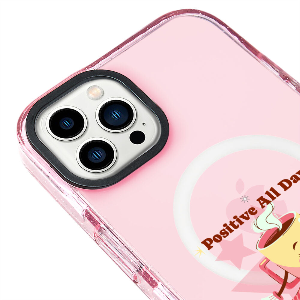 MagsafeliArtycaseSimliPembe