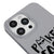 iPhone 13 Pro Max Poker Cat Face Telefon Kılıfı - Renkli Silikon - Gri