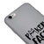 iPhone 6 PLus Poker Cat Face Telefon Kılıfı - Renkli Silikon - Gri